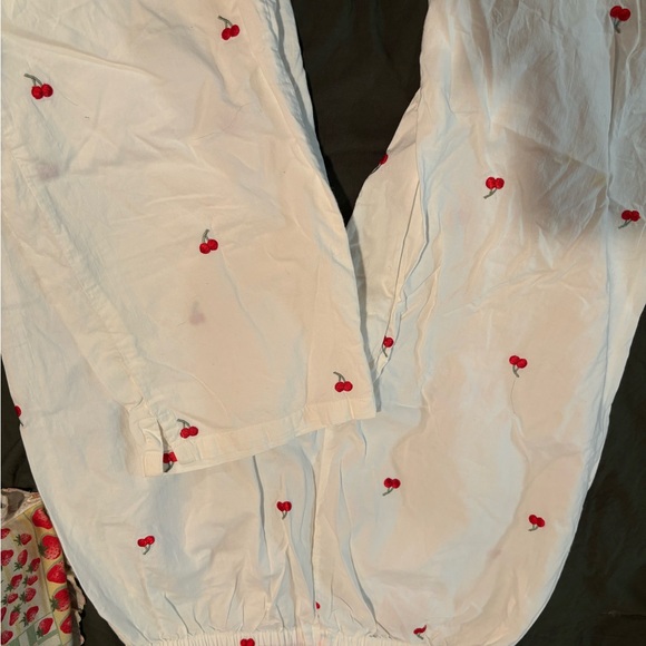 women’s cherry pajama pants - Picture 3 of 3